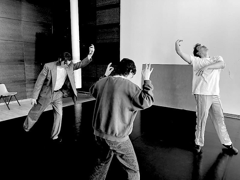 Three people dancing. Photo by Pauliina Hulkko.